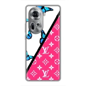 Брендновые Чехлы для Oppo Reno 11 5G - (PREMIUMPrint) (Мода LV)