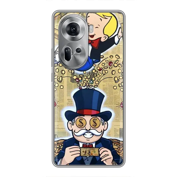 Чехол с принтом «Монополия Мен» для OPPO Reno 11 5G