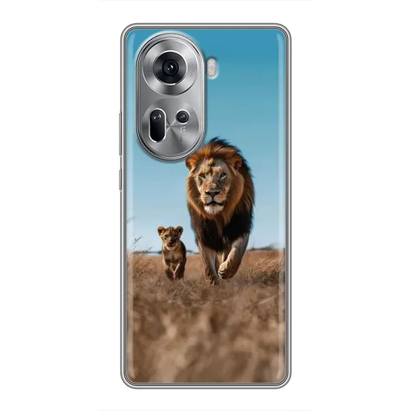 Чехол с принтом «Мусафа и Симба» для OPPO Reno 11 5G
