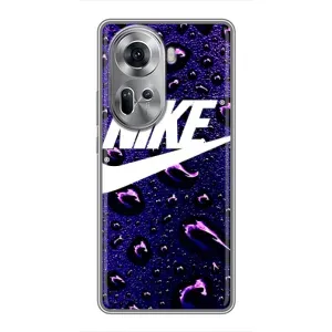 Чехол для Oppo Reno 11 5G - с принтом Найк (AlphaPrint) (Найк принт)