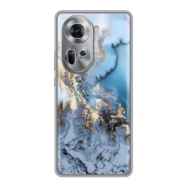 Чехол с принтом «Нежный мрамор» для OPPO Reno 11 5G