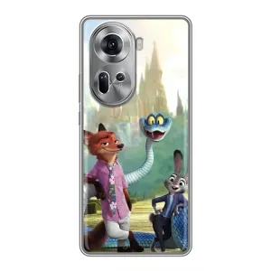 Чехол Зоотрополіс на Oppo Reno 11 5G (Герои мультфильма Зверополис)