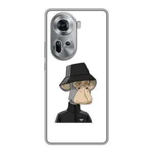 Чохли з Мавпами NFT для Oppo Reno 11 5G (AlphaPrint) (мавпа NFT Adidas)