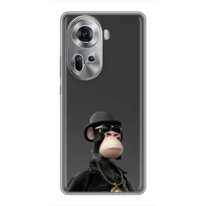 Чохли з Мавпами NFT для Oppo Reno 11 5G (AlphaPrint) (Мавпа NFT)