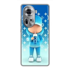 Крутые Чехлы Луи Виттон для Oppo Reno 11 5G (AlphaPrint) (Парень LV)