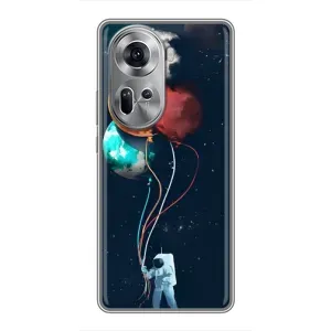 Космічні Чохли для OPPO Reno 11 5G (VPrint) (Планети кульки)