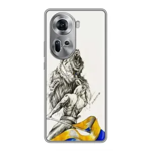 Чохли (Доброго вечора, ми за України) для OPPO Reno 11 5G (AlphaPrint) (Перемога)