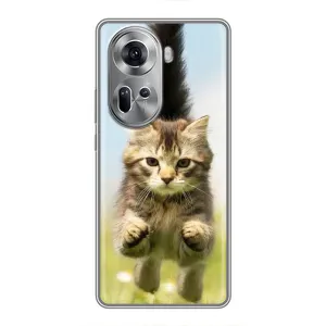 Чохли з Котиками для Oppo Reno 11 5G (VPrint) (Прижок кота)