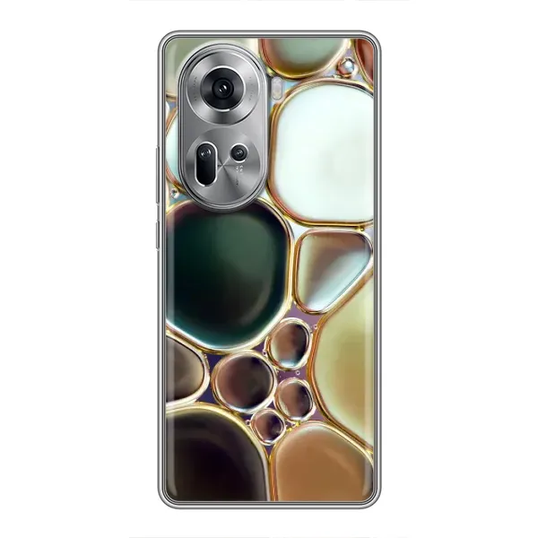 Чехол с принтом «Радужный Мрамор» для OPPO Reno 11 5G