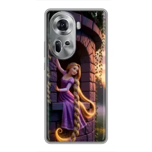 Чехол Рапунцель для Oppo Reno 11 5G (Рапунцель на башне)