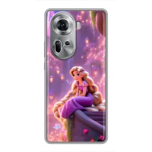 Чехол Рапунцель для Oppo Reno 11 5G (Рапунцель в замке)