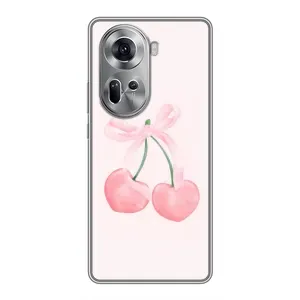 Чохол з розовим принтом для Oppo Reno 11 5G (Рожеві вишні)