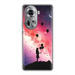 Чехлы для любимой на Оппо Рено 11 5G (VPrint) (С шариками)