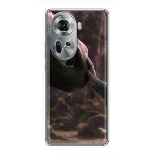Чехол как приручить дракона на Oppo Reno 11 5G (Сцена с драконом)