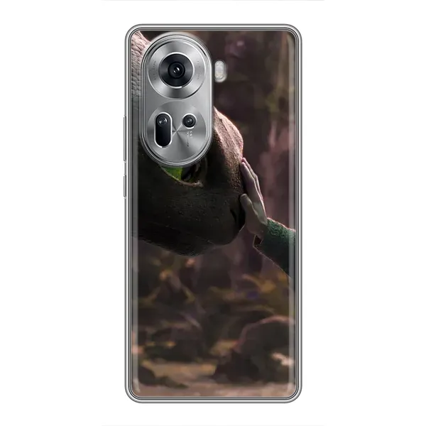 Чехол с принтом «Сцена с драконом» для OPPO Reno 11 5G Чехол с принтом «Сцена с драконом» для OPPO Reno 11 5G