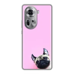 Чехлы с собаками для Oppo Reno 11 5G (VPrint) (Смешная собака)