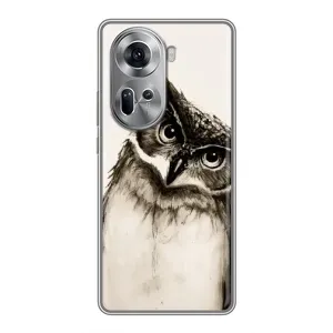 Чохол з пташками на Oppo Reno 11 5G (VPrint) (Сова)