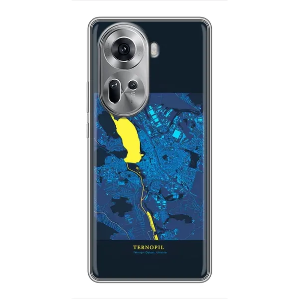 Чехол с принтом «Тернополь» для OPPO Reno 11 5G