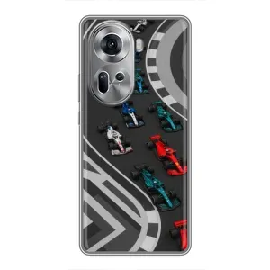 Чехол Формула1 на Oppo Reno 11 5G (Трасса Ф1)
