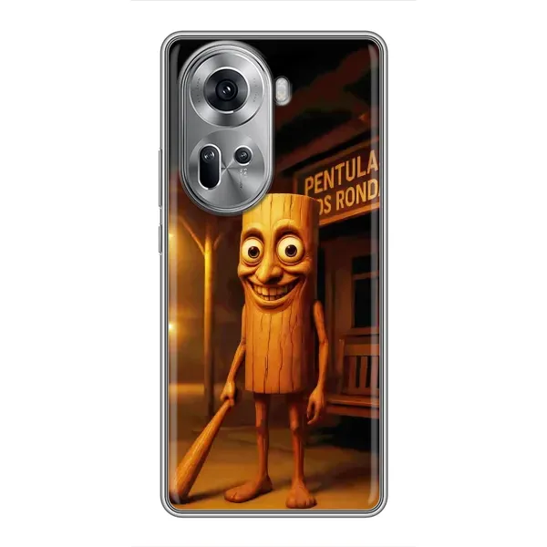 Чехол с принтом «Тунг тунг сахур» для OPPO Reno 11 5G Чехол с принтом «Тунг тунг сахур» для OPPO Reno 11 5G