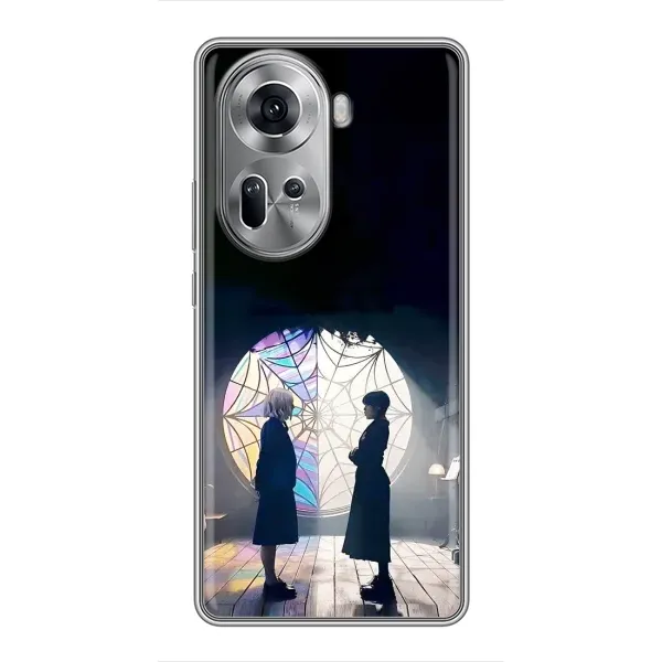 Чехол с принтом «Уэнздей и Инид» для OPPO Reno 11 5G Чехол с принтом «Уэнздей и Инид» для OPPO Reno 11 5G