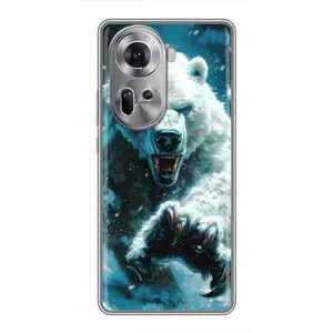 Чохол з картинкою 'Хижаки' для Oppo Reno 11 5G (Полярний ведмідь)