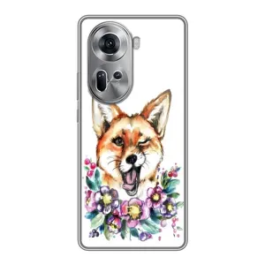 Чохли з картинкою Лисичка для Oppo Reno 11 5G (VPrint) (Весела лисичка)