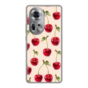 Чехлы с Фруктами для Oppo Reno 11 5G (VPrint) (Вишня)