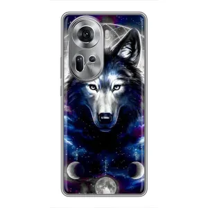 Защитные чехлы для Оппо Рено 11 5G (AlphaPrint) (ХИТ продаж) ВОЛК (Волк)