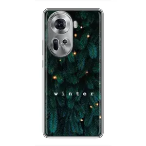 Новогодние, Праздничные Чехлы для Oppo Reno 11 5G - 2024 год (Winter)