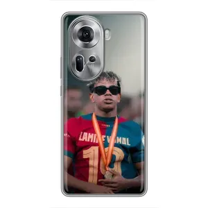 Чехол с футболистом Ламин Ямаль Oppo Reno 11 5G (Ямаль Барса)