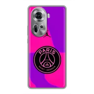 Чехлы PSG для Oppo Reno 11 5G (AlphaPrint) (яркий ПСЖ)