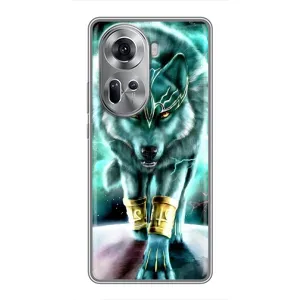 Защитные чехлы для Оппо Рено 11 5G (AlphaPrint) (ХИТ продаж) ВОЛК
