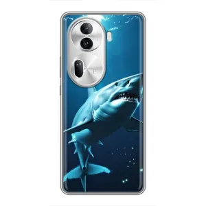 Чохол з картинкою 'Хижаки' для Oppo Reno 11 Pro 5G (Акула під водою)