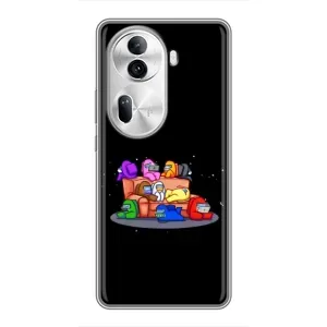 Чохли Амонг Ас для Oppo Reno 11 Pro 5G (AlphaPrint) (Амонг-ас)