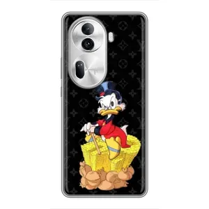 Чехли для Oppo Reno 11 Pro 5G - Скрудж МакДак Louis Vuitton (PREMIUMPrint) (Богатство Макдака)
