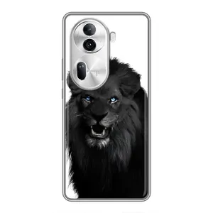 Чохли з картинкою животних Oppo Reno 11 Pro 5G (Чорний ЛЕВ)