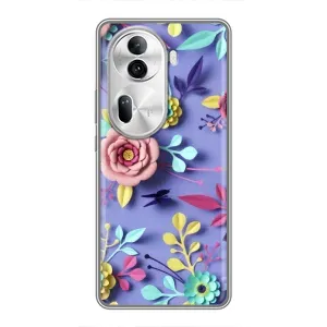 Чохли з квітами для Oppo Reno 11 Pro 5G (VPrint) (Дизайн квітів)