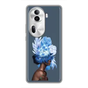 Чехлы (ART) Цветы на Oppo Reno 11 Pro 5G (VPrint) (Квіти на голові)