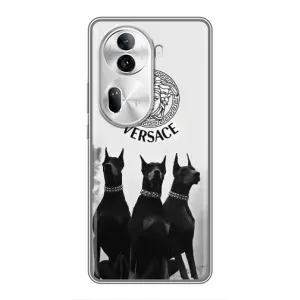 Чохли VERSACE для OPPO Reno 11 Pro 5G (PREMIUMPrint) (Доберман Версаче)