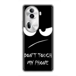 Чохол для OPPO Reno 11 Pro 5G - (AlphaPrint) з принтом (ТОП продажів) (Dont Touch)