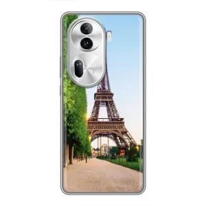 Чохол Ейфелева Вежа Oppo Reno 11 Pro 5G - (AlphaPrint) (Дорога до Парижу)
