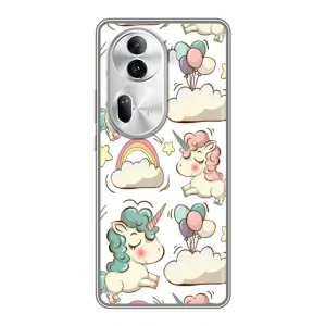 Чохол для OPPO Reno 11 Pro 5G - (Єдинорожки - Новинки) (AlphaPrint) (Єдиноріжки)