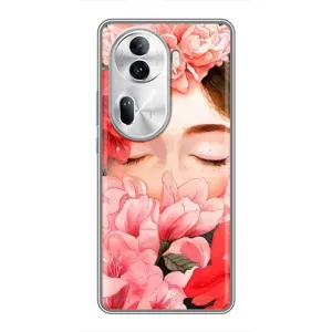 Чехлы (ART) Цветы на Oppo Reno 11 Pro 5G (VPrint) (Очі в квітах)
