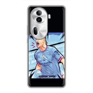 Чохли з футболістом Ерлінг Холанд для Oppo Reno 11 Pro 5G (AlphaPrint) (гол Ерлінг Холанд)