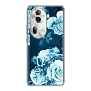 Чехлы (ART) Цветы на Oppo Reno 11 Pro 5G (VPrint) (Блактині бутони)