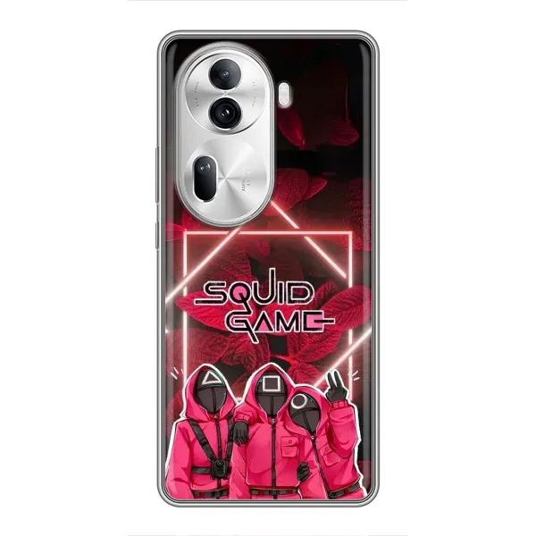 Чохол з принтом «Охоронці Гра кальмара» для OPPO Reno 11 Pro 5G Чохол з принтом «Охоронці Гра кальмара» для OPPO Reno 11 Pro 5G