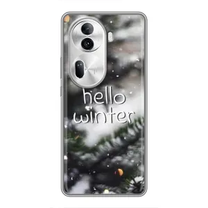 Новорічні, Святкові Чохли для Oppo Reno 11 Pro 5G - 2024 год (Hello winter)