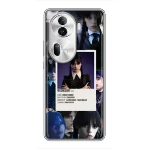 Чохли Венсдей на Oppo Reno 11 Pro 5G Уенсдей (AlphaPrint) (колаж Венздей)