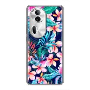 Чохол для OPPO Reno 11 Pro 5G - з принтом (Дизайнерські) (AlphaPrint) (Мальовничі квіти)